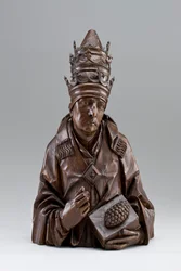 Byst av Sankt Urban. ca 1500 (lindträ)